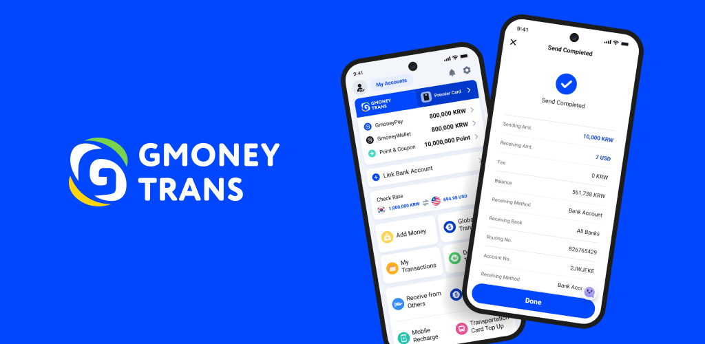 Gmoney trans app